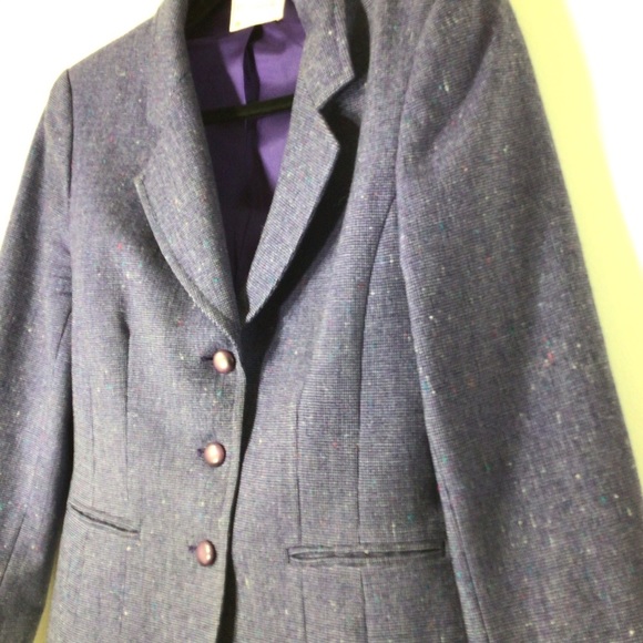 Pendleton small blazer purple Virgin wool - Picture 3 of 11